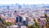 Top view of Barcelona. Catalonia