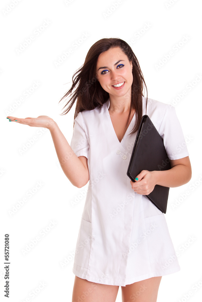 doctor woman isolated on white background doctor woman isolated on white background