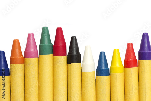 Wax crayons pens