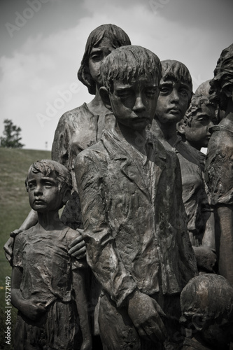 Children sculpture at Lidice memorial