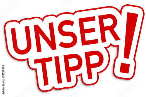 Unser Tipp rot  #130901-svg01