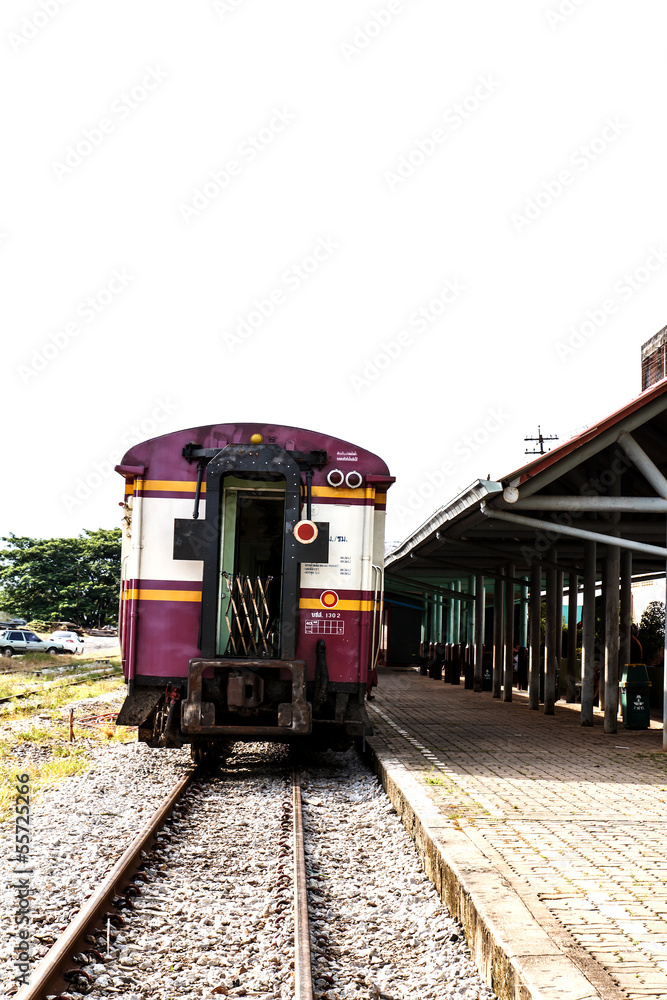 Obraz premium Train parking