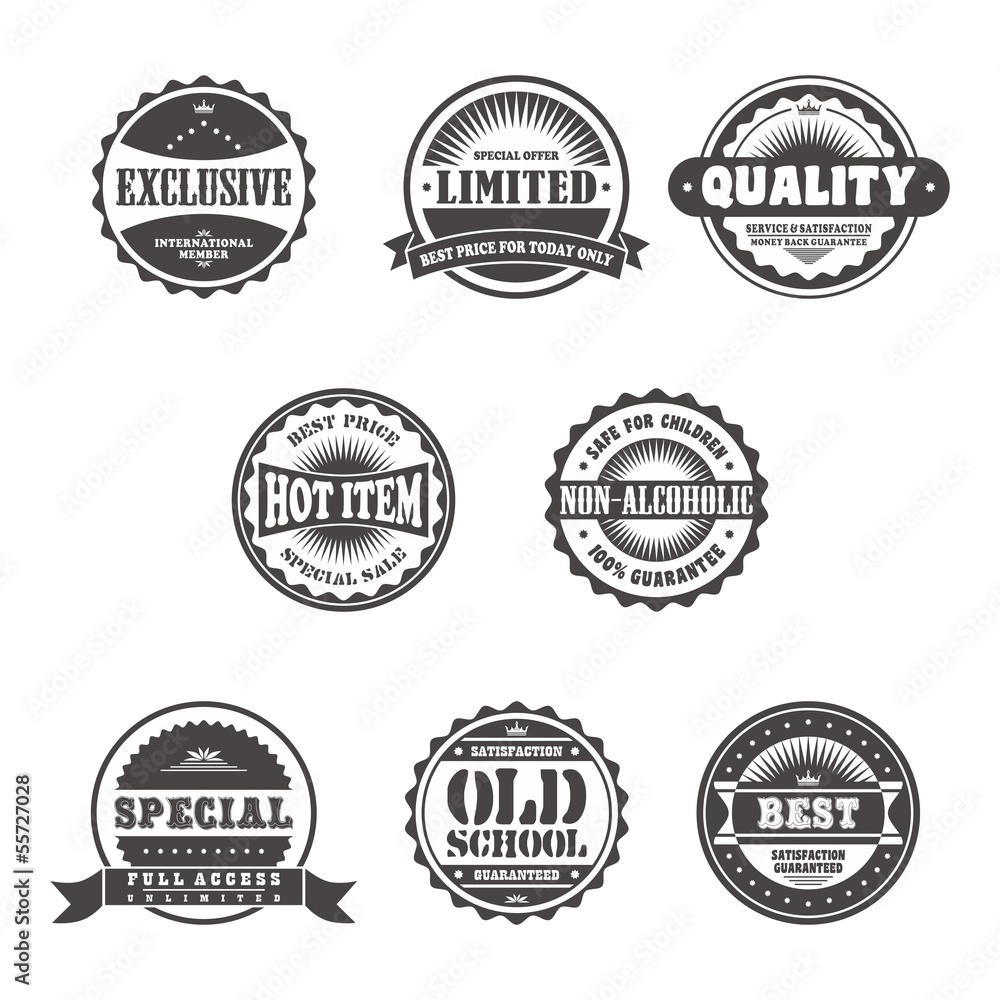 Obraz premium label theme