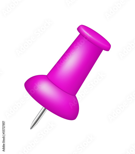 Purple push pin