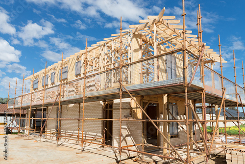 New home construction framing