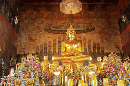 Buddha statue in temple around thailand © Canit Kaewtubnil