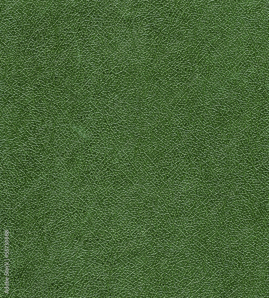 Fototapeta premium green leather texture as backgrou