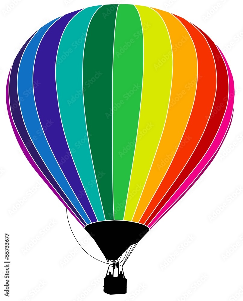 Obraz premium Heißluftballon