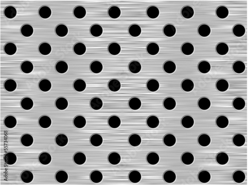 Metal plate. Seamless vector texture.