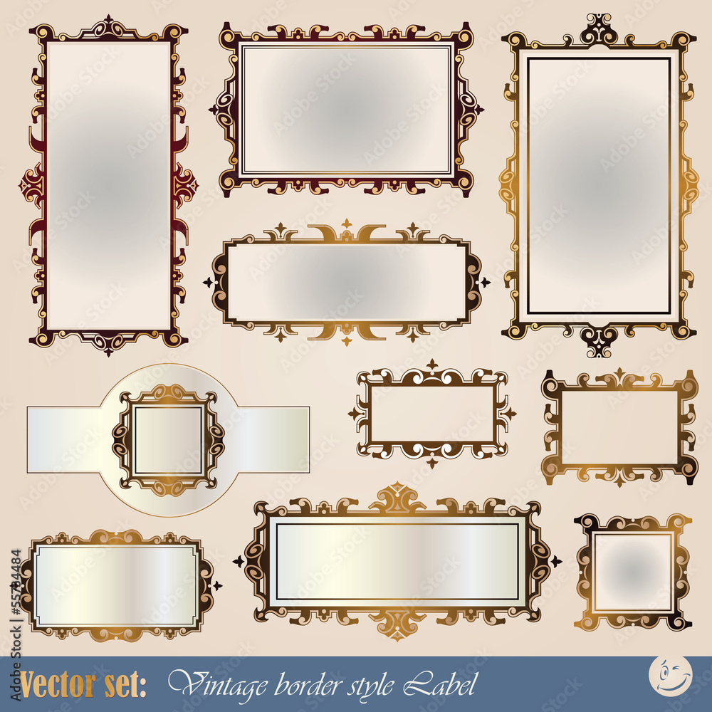 Border style labels on different topics Border style labels on different topics