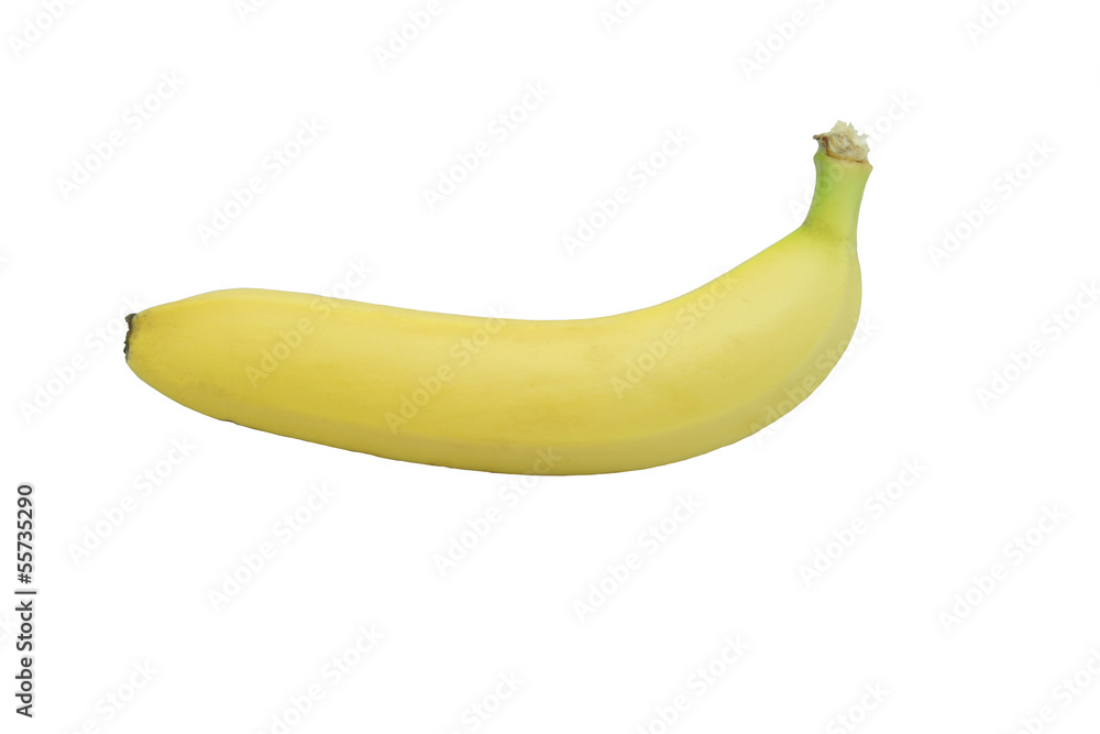 Banana isolated on a white background Banana isolated on a white background