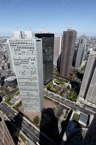 Shinjuku Skyscrapers seen from Observatory of Tokyo Metropolitan photo