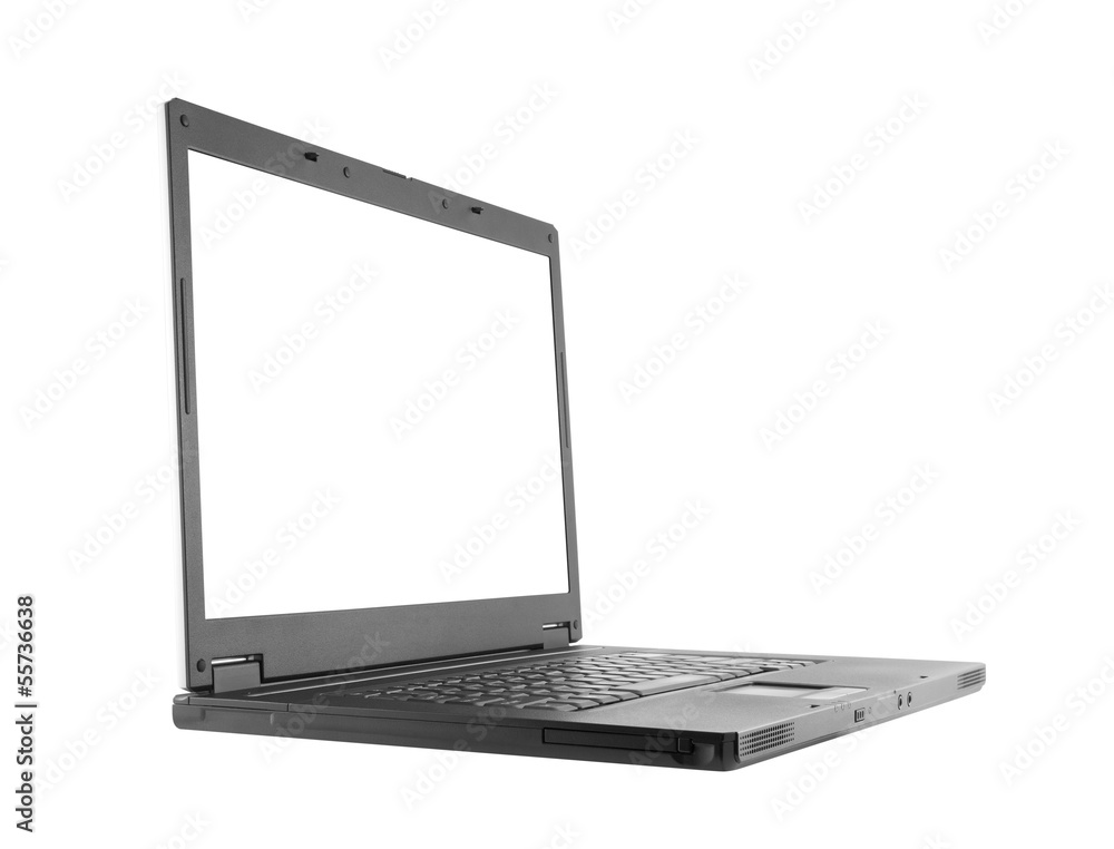 Laptop isolated on white with clipping path Laptop isolated on white with clipping path