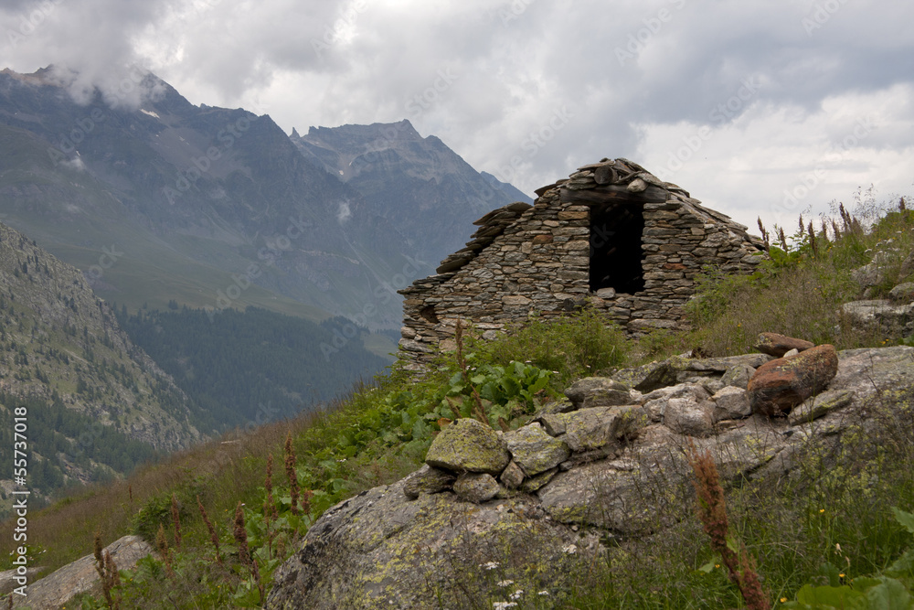 chalet in the alps