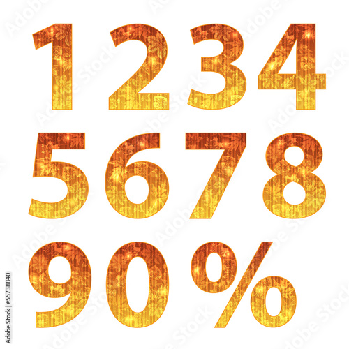 Collection of autumn numbers