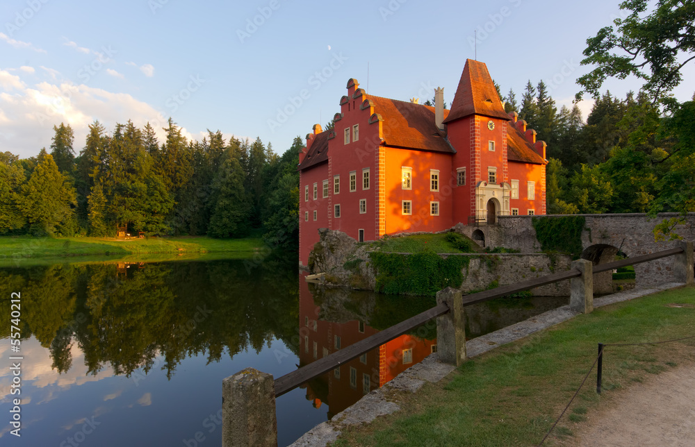 Fototapeta premium Fairy tale castle - Cervena Lhota