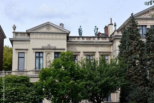 View on an old building at Berchem, Belgium.