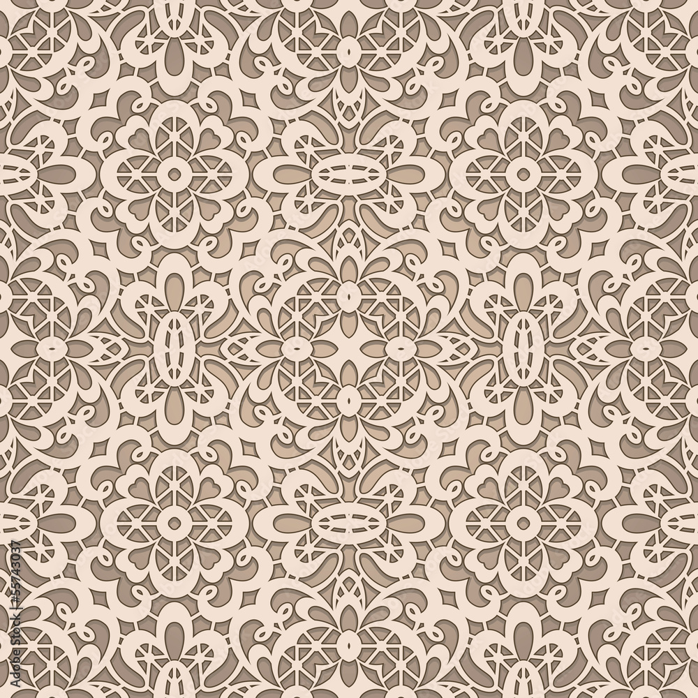 Old lace, seamless pattern