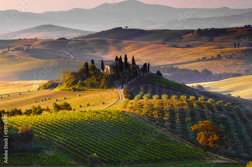 Toscana, Paesaggio. Italia photo
