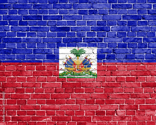 Grunge Haiti flag