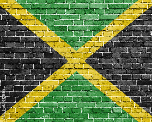 Grunge Jamaica flag
