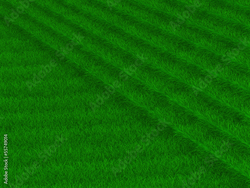 staircase from grass. 3D image