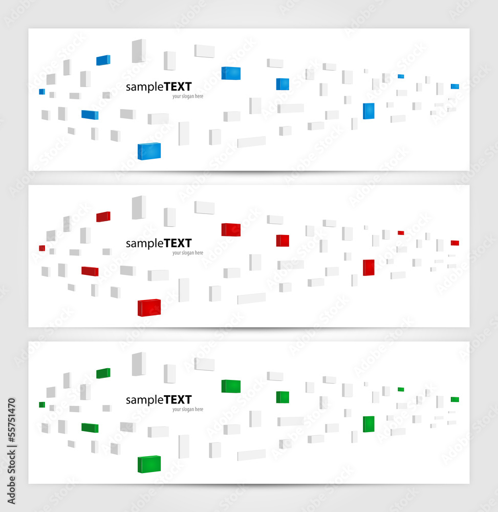 Flying Blocks Header