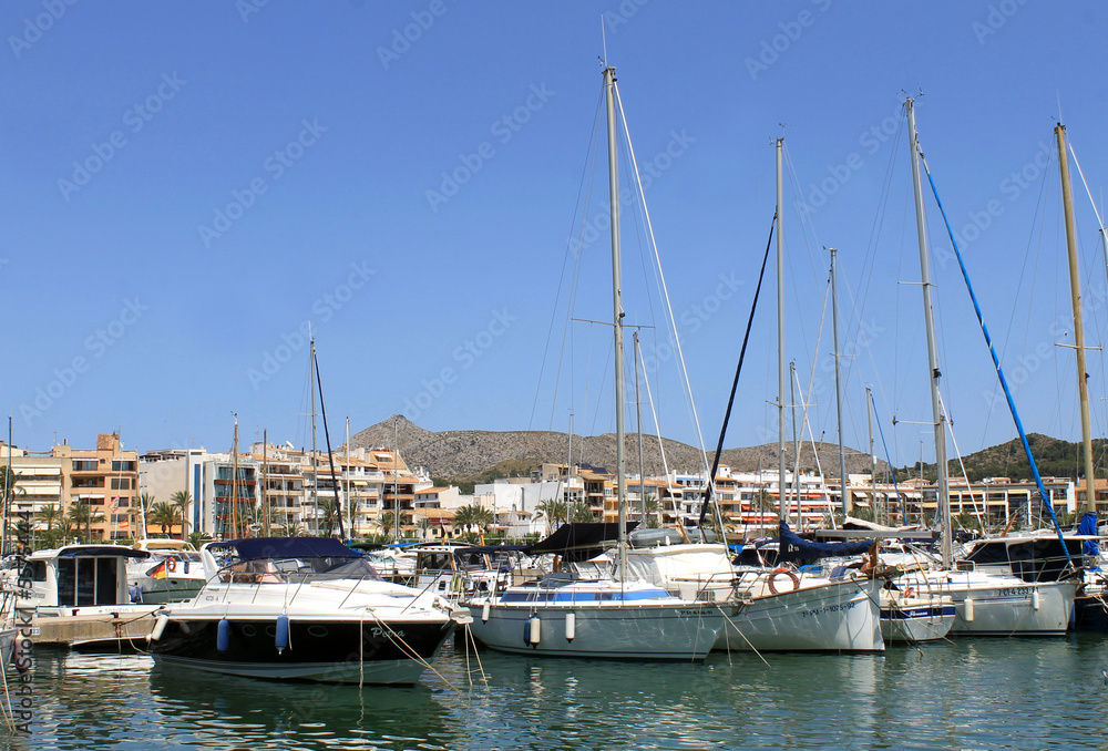 Alcudia harbor and marina