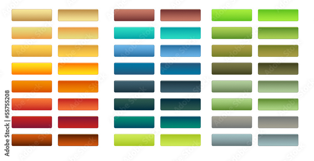 24 button set Stock Vector | Adobe Stock