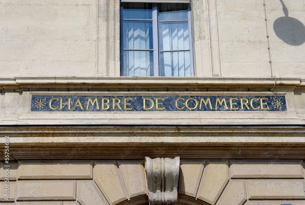 Obraz premium Chambre de commerce. 