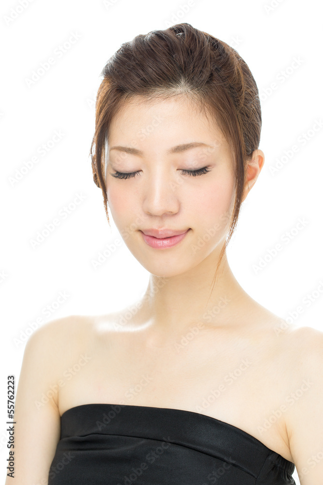 Beautiful asian woman isolated on white background Beautiful asian woman isolated on white background