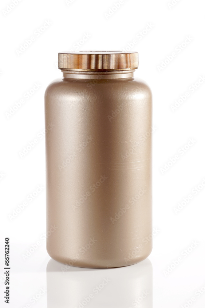 medical container on white background medical container on white background