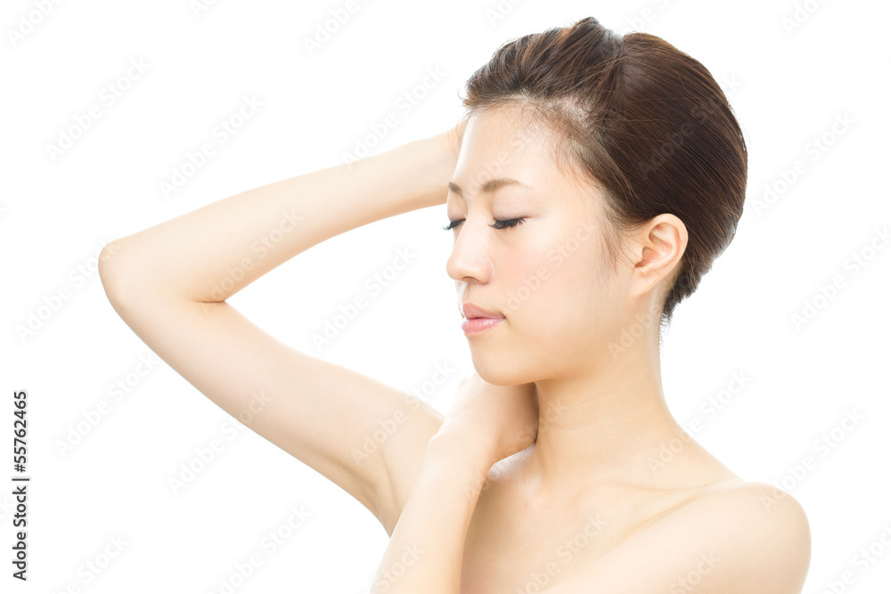 Beautiful asian woman isolated on white background Beautiful asian woman isolated on white background