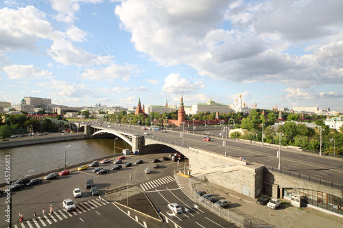 Big Stone Bridge, Grand Kremlin Palace, Tower of Kremlin, Moscow