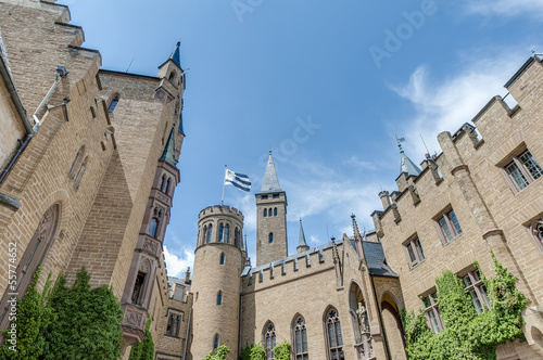 Hohenzollern Castle in Baden-Wurttemberg, Germany photo