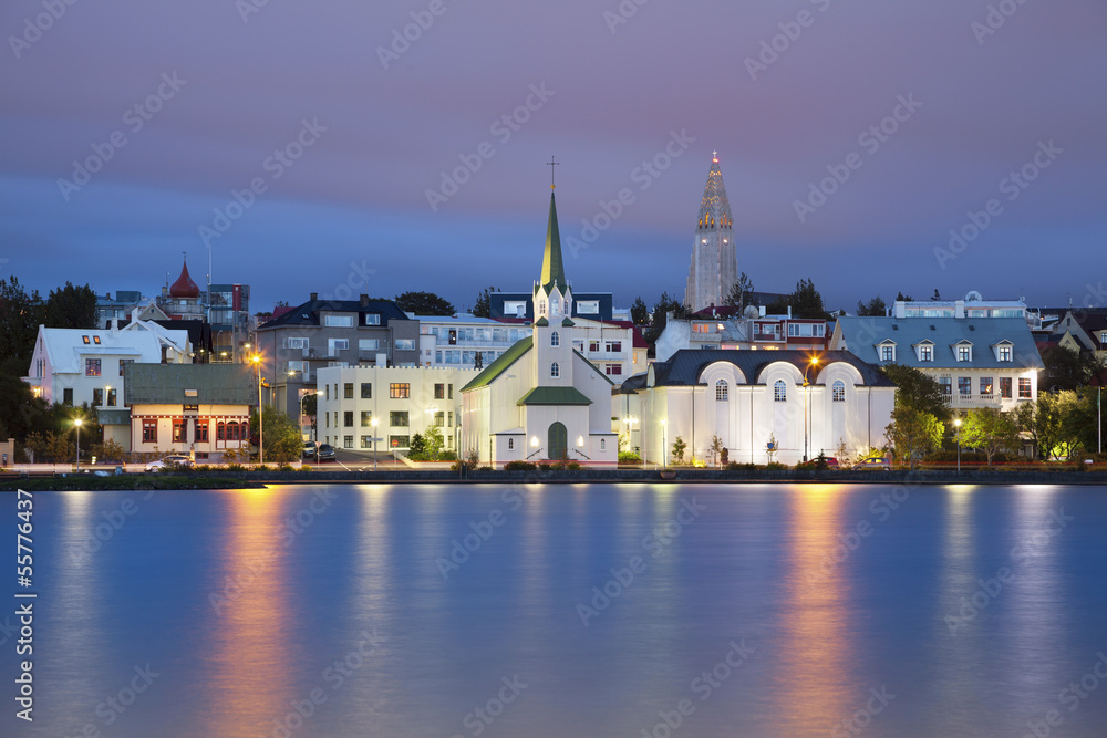Fototapeta premium Reykjavik, Iceland.