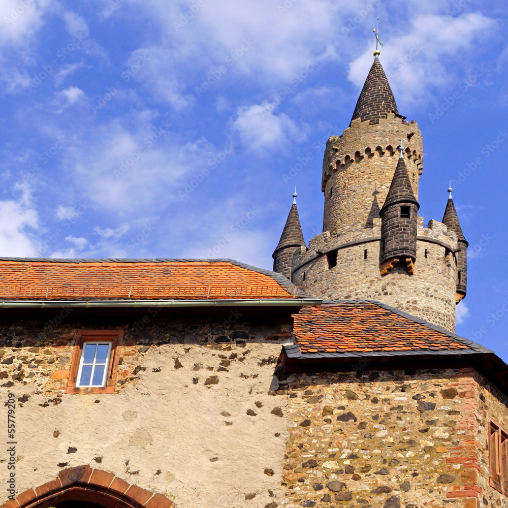 Fototapeta premium Friedburg mit Adolfsturm in FRIEDBERG ( Hessen )