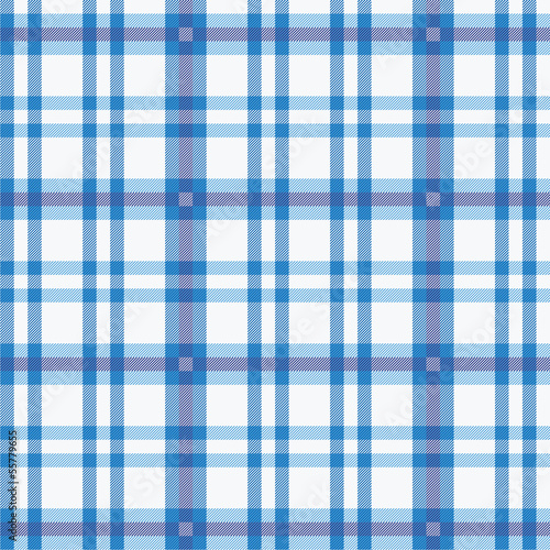 Tuch mit blauen Muster