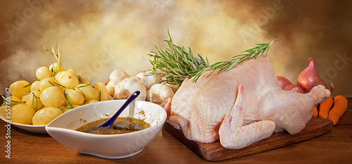 Pollo crudo
