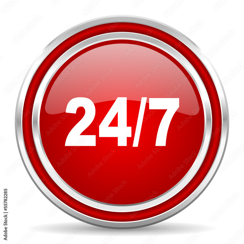 24/7 icon 24/7 icon
