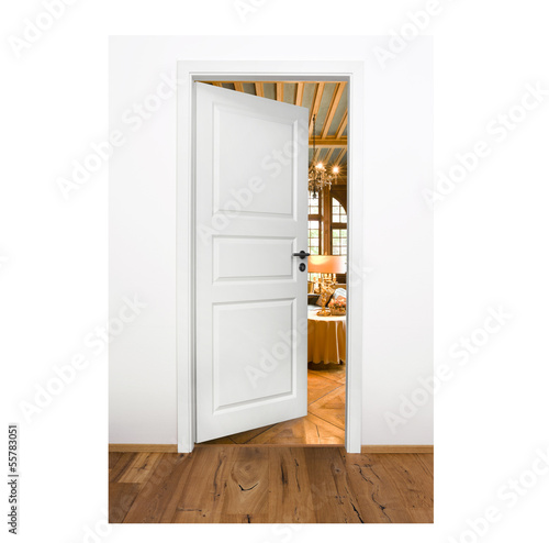 Tür ins Wohnzimmer