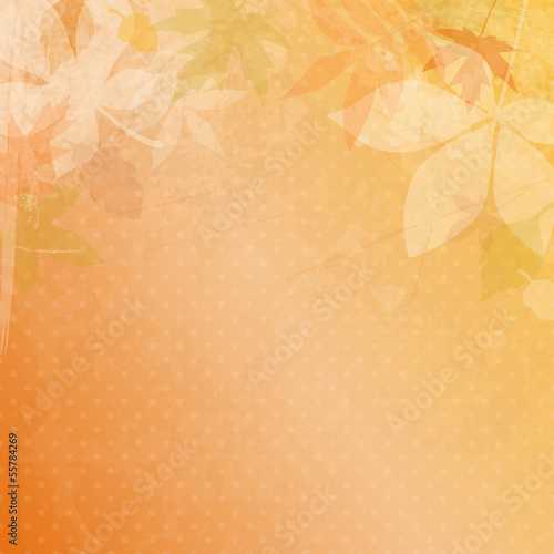 Autumn Background Dots