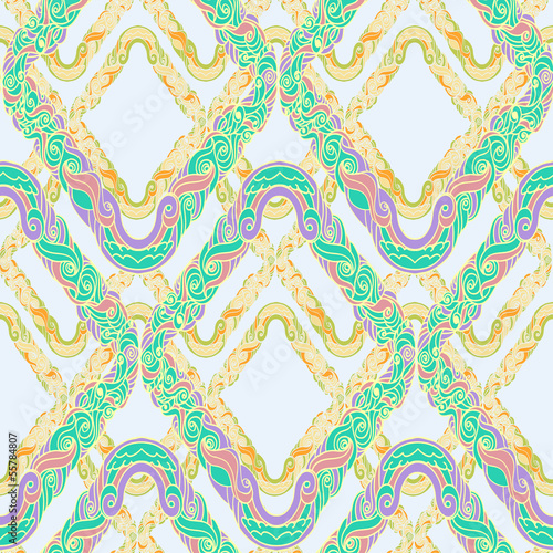 geometrical barocco pattern