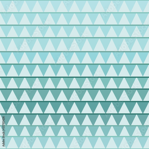 Seamless  geometric pattern with turquoise triangle