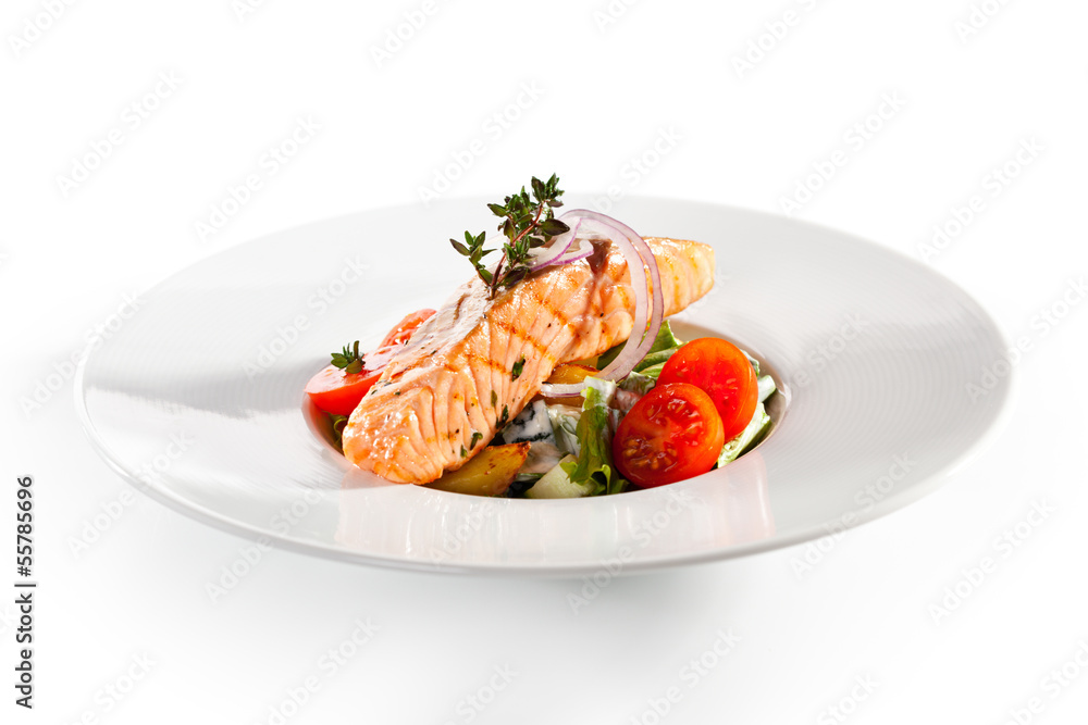 Salmon Steak Salmon Steak