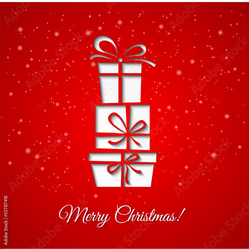 Christmas gift  decoration background