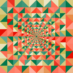 Crédence de cuisine Zigzag Effet visuel coloré motif continu  © Cienpies Design