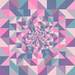 Crédence de cuisine Zigzag Triangles vintage couleurs automne doré  © Cienpies Design