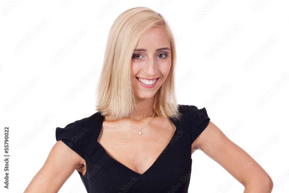 junge erwachsene erfolgreiche geschäftsfrau portrait