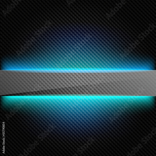 Metallic background with carbon texture and lines